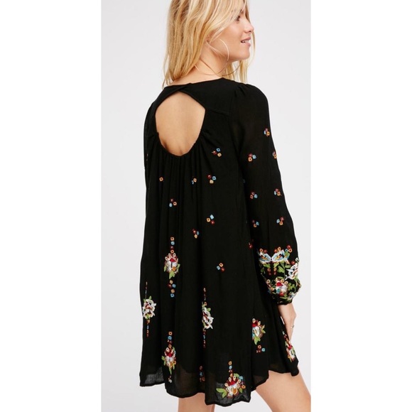 Free People Oxford Embroidered Boho Dress - Picture 7 of 8